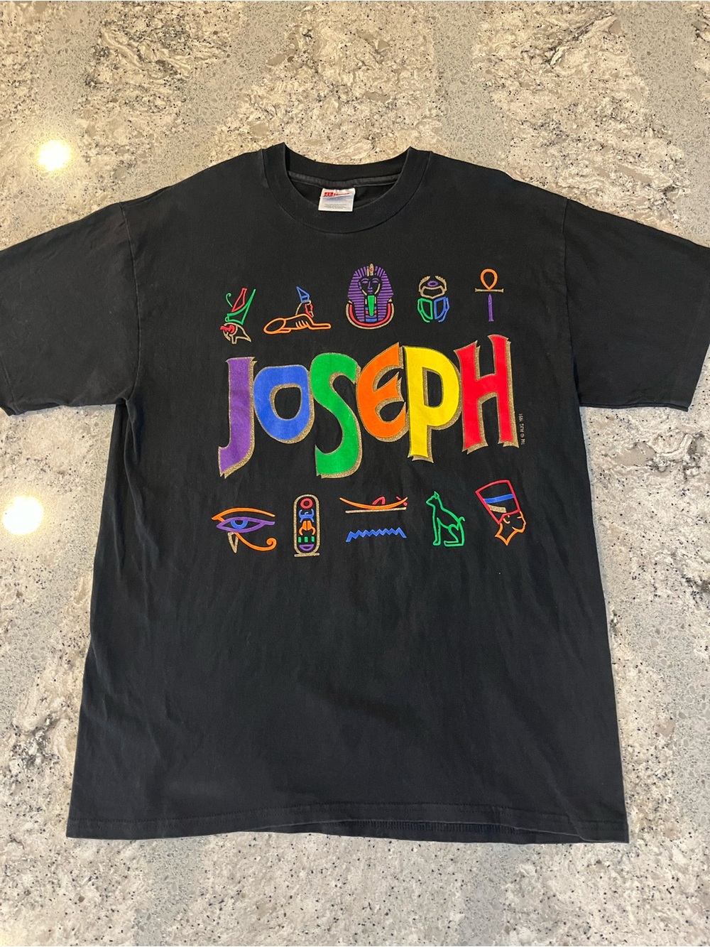 Vintage 90s Joseph and the Amazing Technicolor Dreamcoat Play Tee